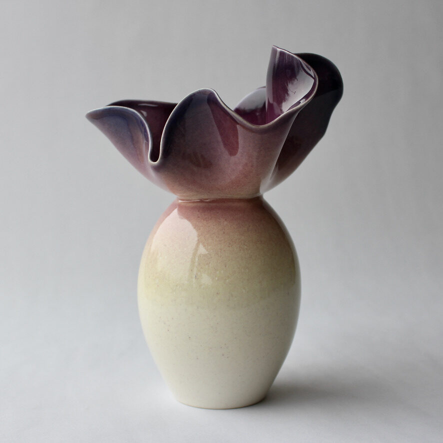 Blooming Vase-Small Magenta 1a